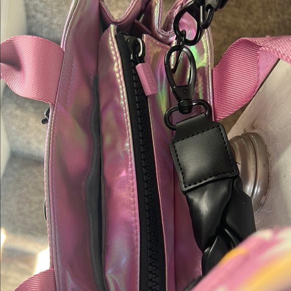 Metallic Pink Quilted Shoulder Bag Sunday sale - Picture 8 of 16